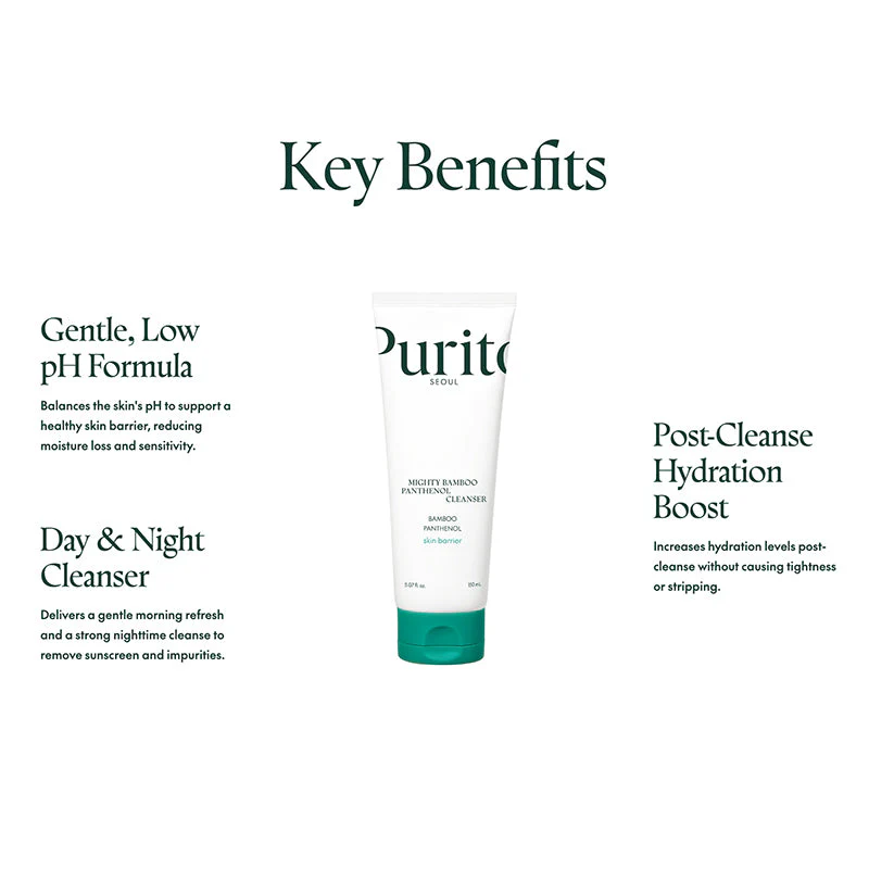 Purito Seoul
Mighty Bamboo Panthenol Cleanser