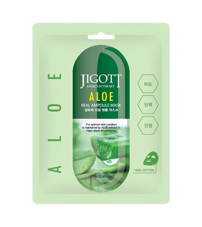 Jigott Aloe Real Ampoule Mask